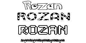 Coloriage Rozan