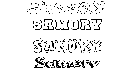 Coloriage Samory