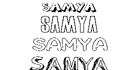 Coloriage Samya