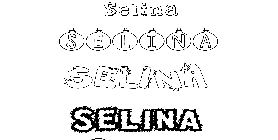Coloriage Selina