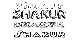 Coloriage Shakur