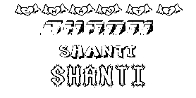 Coloriage Shanti