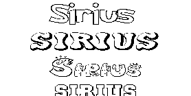 Coloriage Sirius