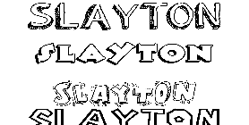 Coloriage Slayton