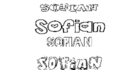 Coloriage Sofian