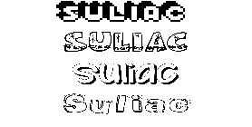 Coloriage Suliac