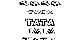 Coloriage Tata
