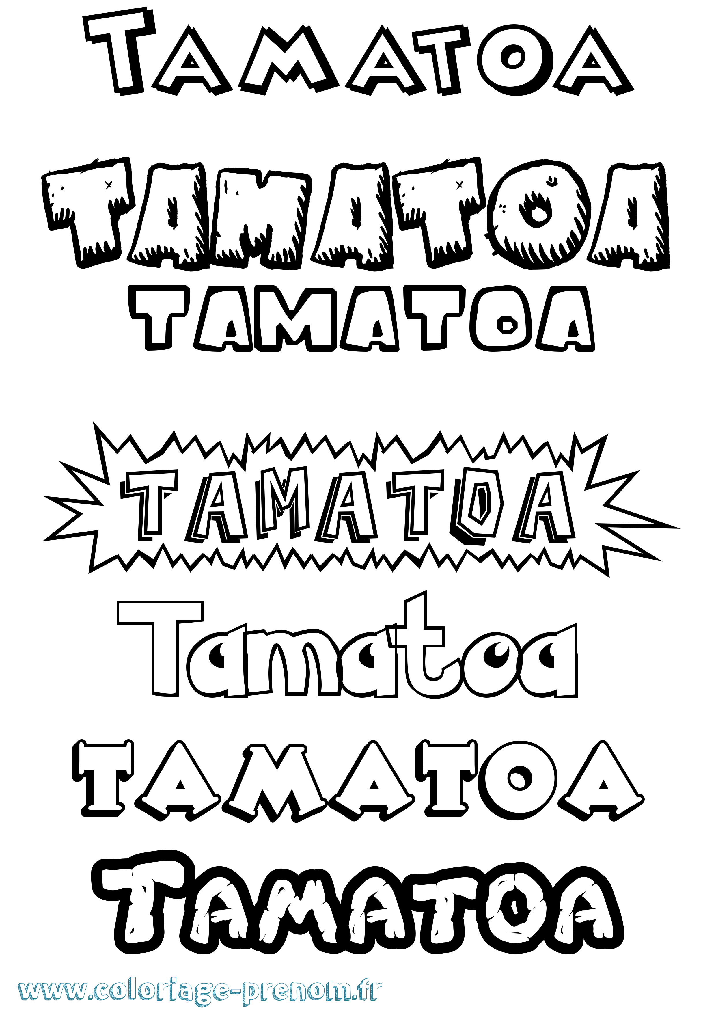 Coloriage Tamatoa Dessin Animé Coloriage prénom Tamatoa Dessin Animé