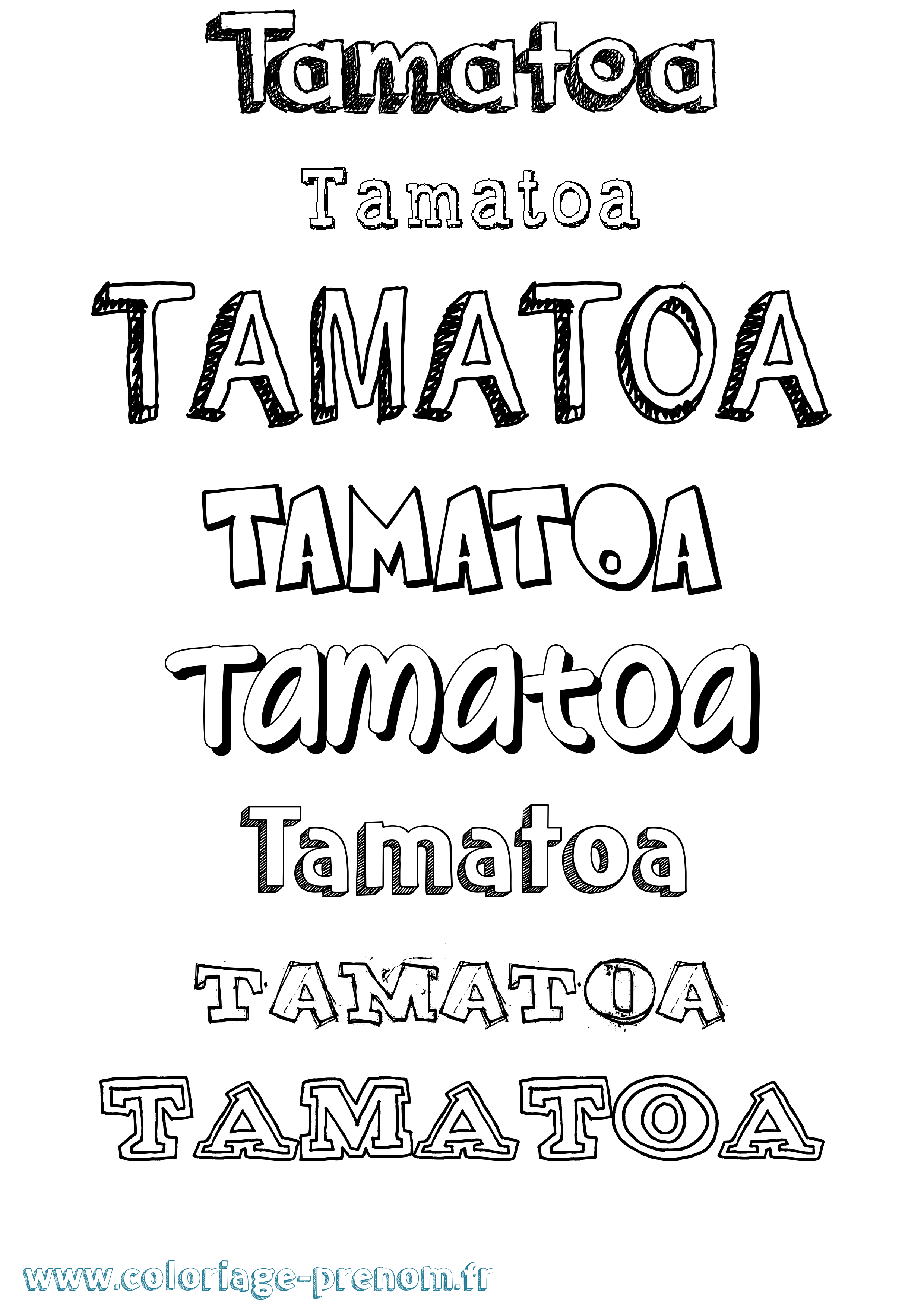 Coloriage Tamatoa Dessiné Coloriage prénom Tamatoa Dessiné
