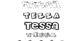 Coloriage Tessa
