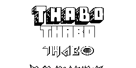 Coloriage Thabo