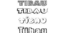 Coloriage Tibau
