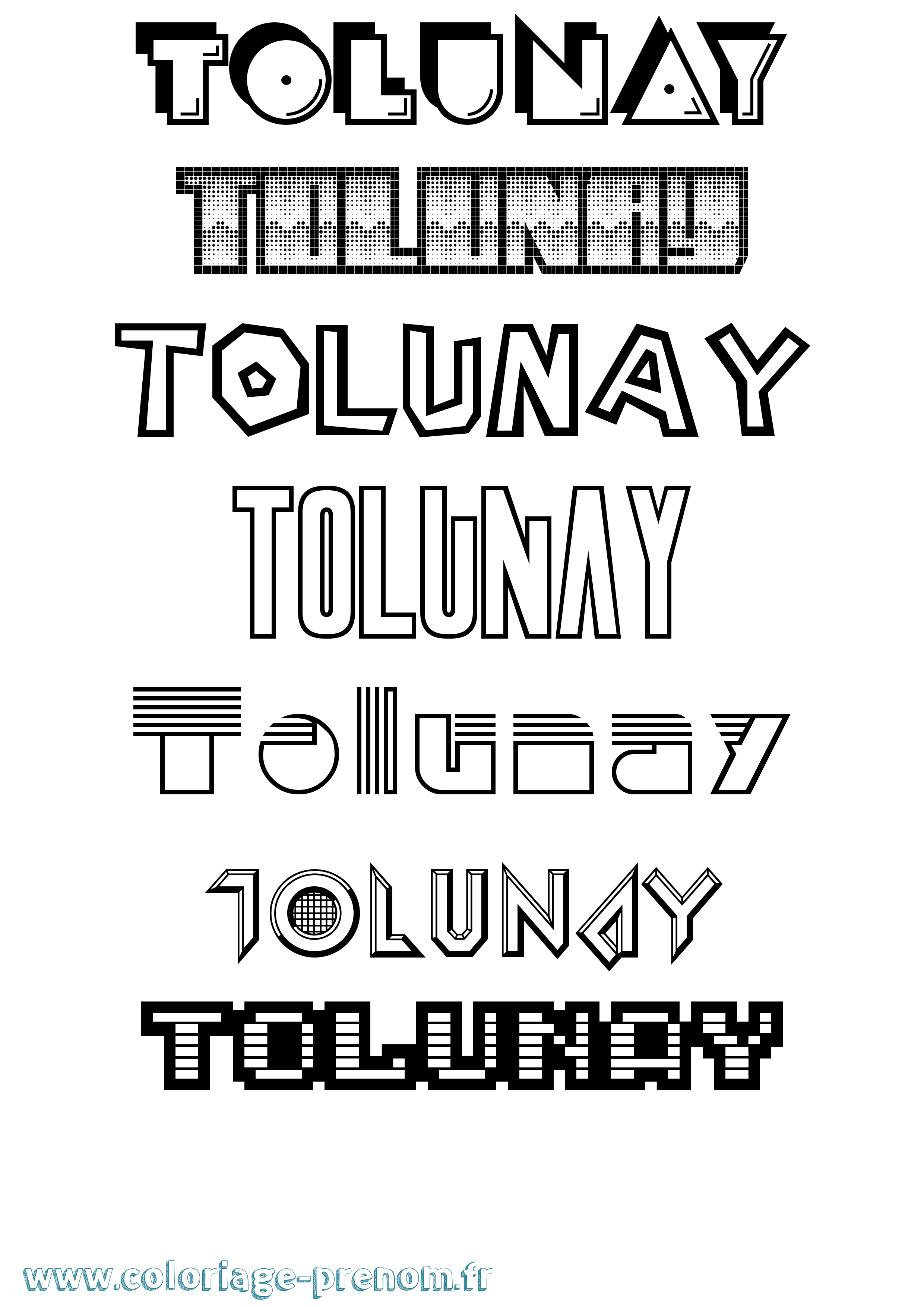 Coloriage Tolunay Jeux Vidéos Coloriage prénom Tolunay Jeux Vidéos