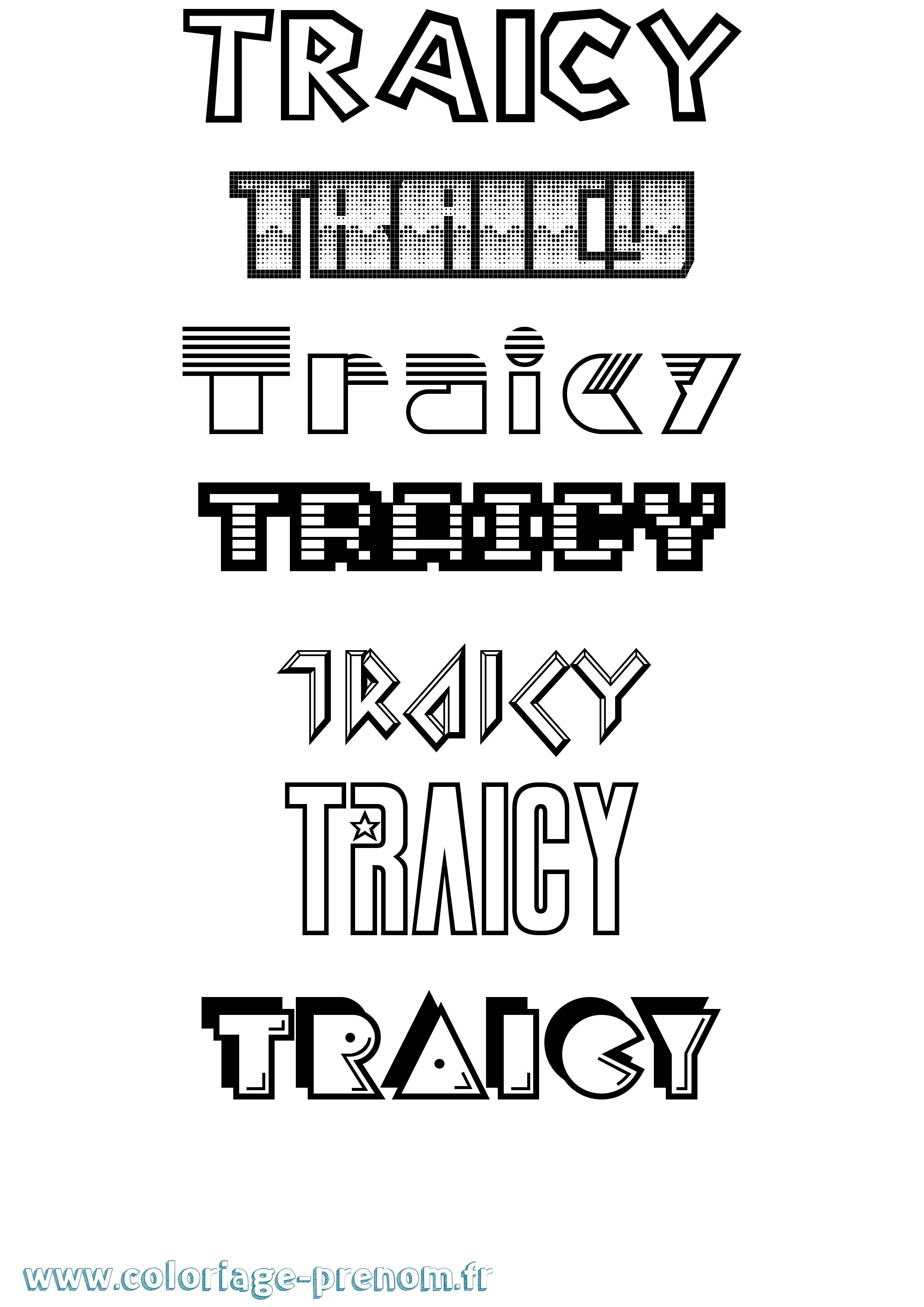 Coloriage Traicy Jeux Vidéos Coloriage prénom Traicy Jeux Vidéos