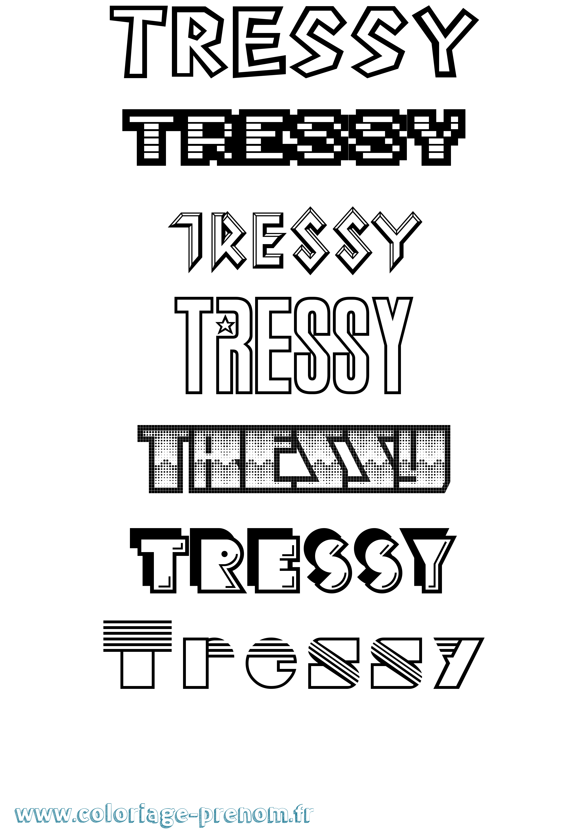 Coloriage Tressy Jeux Vidéos Coloriage prénom Tressy Jeux Vidéos