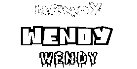 Coloriage Wendy