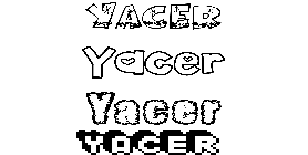 Coloriage Yacer
