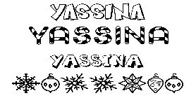 Coloriage Yassina