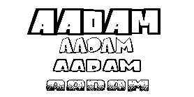 Coloriage Aadam