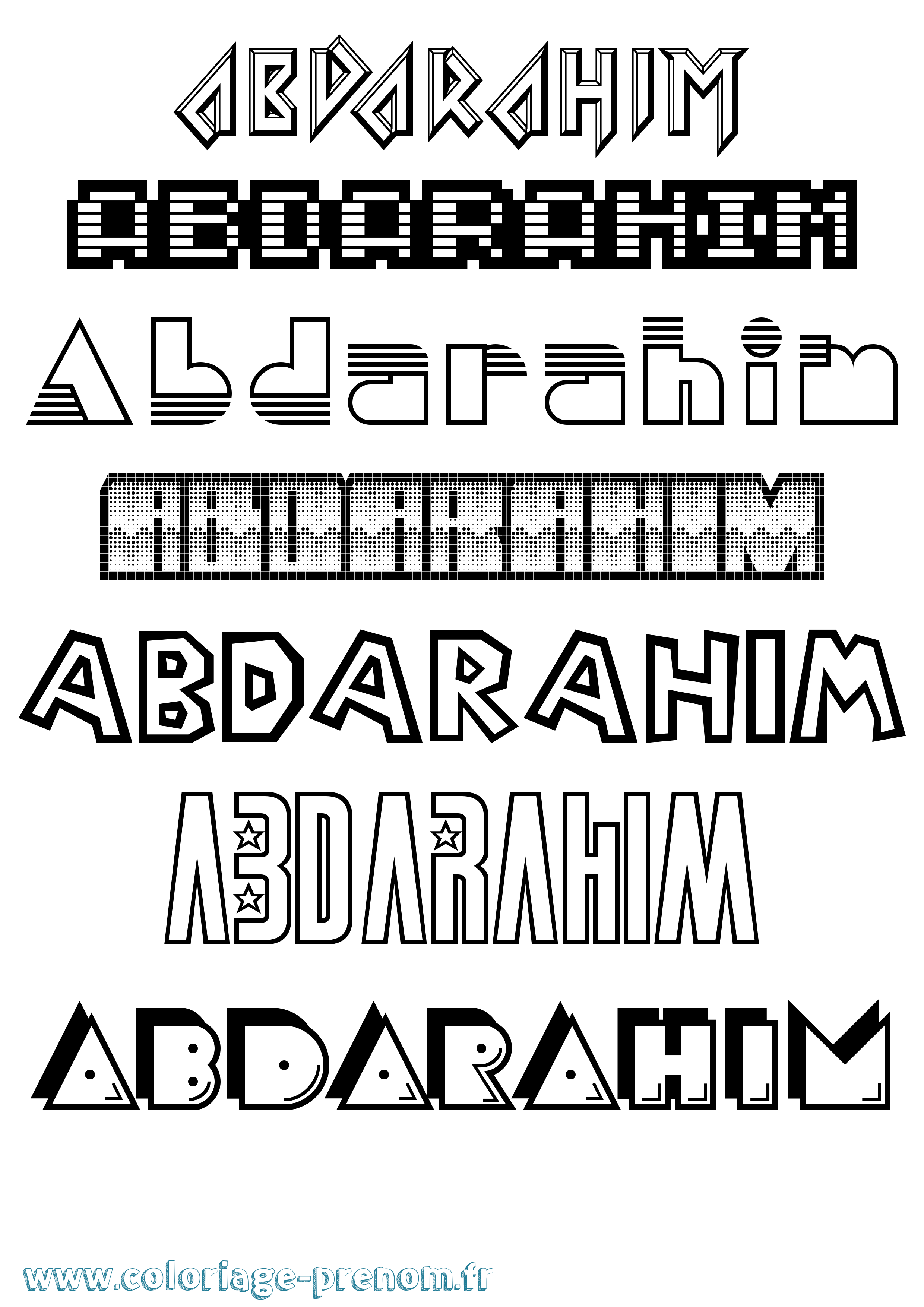 Coloriage Abdarahim Jeux Vidéos Coloriage prénom Abdarahim Jeux Vidéos