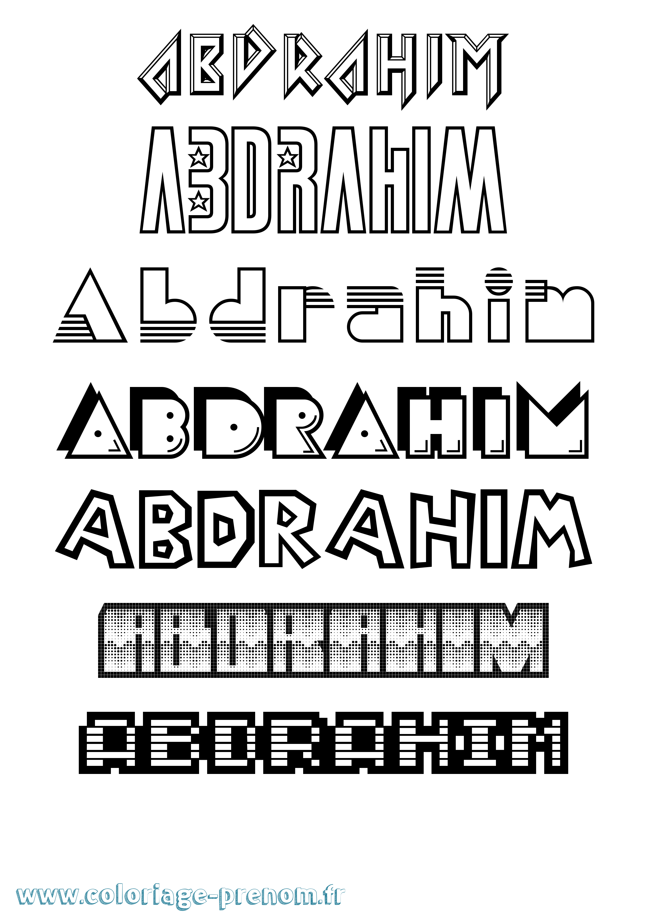 Coloriage Abdrahim Jeux Vidéos Coloriage prénom Abdrahim Jeux Vidéos