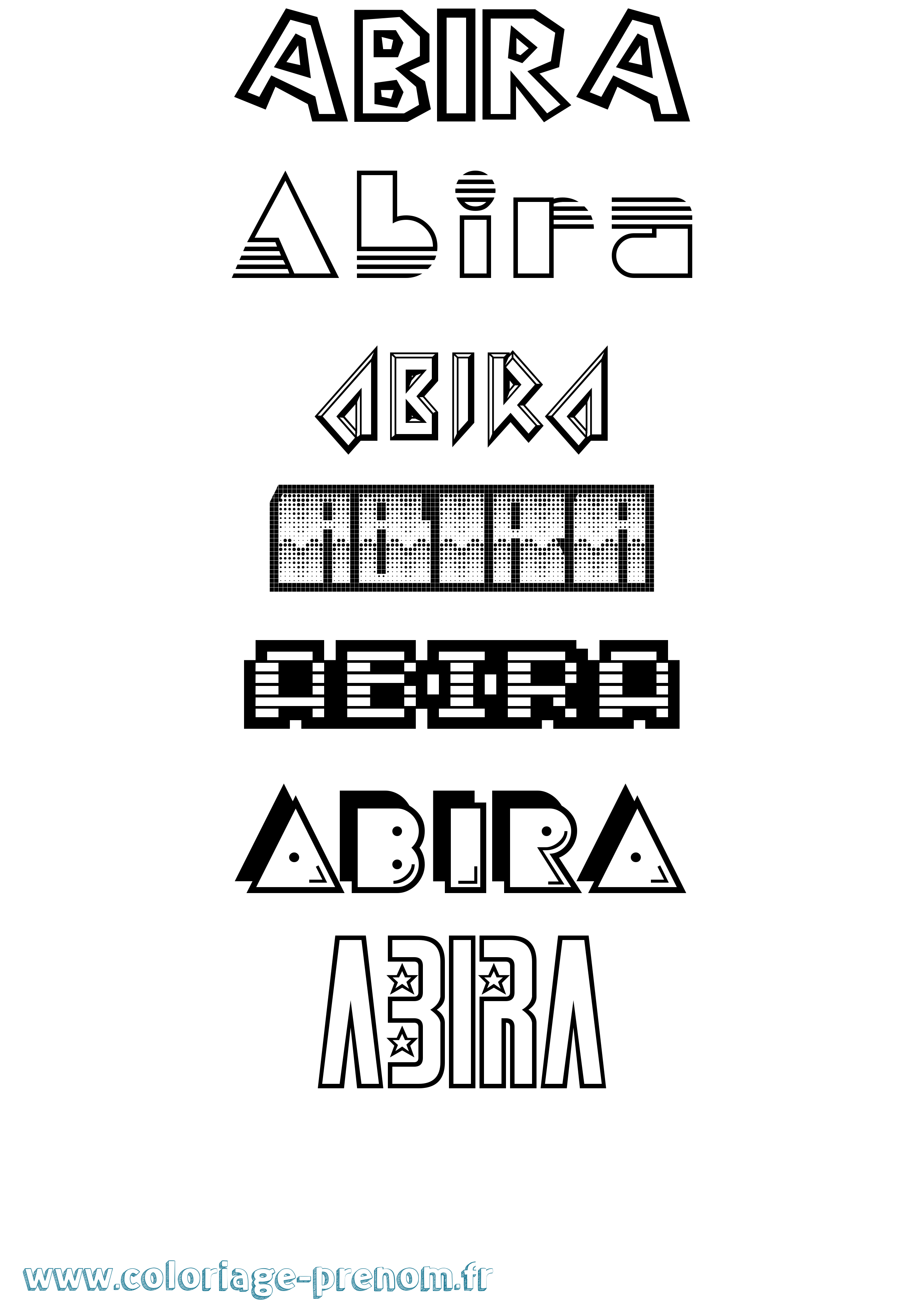 Coloriage Abira Jeux Vidéos Coloriage prénom Abira Jeux Vidéos