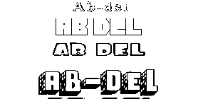 Coloriage Ab-Del