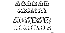 Coloriage Abakar