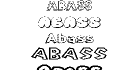 Coloriage Abass