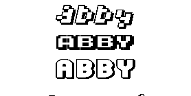 Coloriage Abby