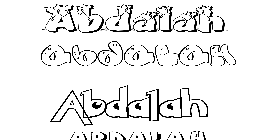 Coloriage Abdalah