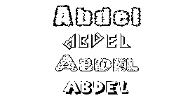 Coloriage Abdel