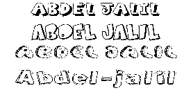 Coloriage Abdel-Jalil