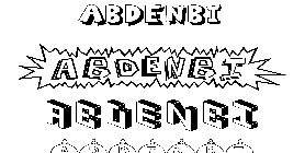 Coloriage Abdenbi