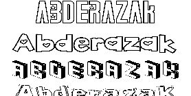 Coloriage Abderazak