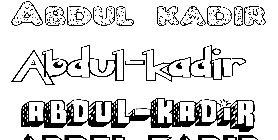 Coloriage Abdul-Kadir
