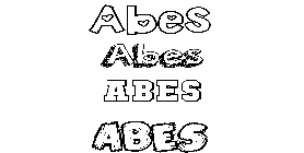 Coloriage Abes