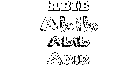 Coloriage Abib