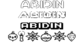 Coloriage Abidin