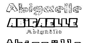 Coloriage Abigaëlle