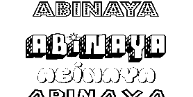 Coloriage Abinaya