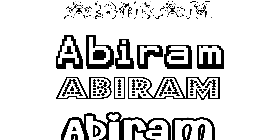 Coloriage Abiram