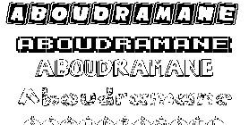 Coloriage Aboudramane