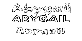 Coloriage Abygail