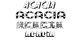 Coloriage Acacia