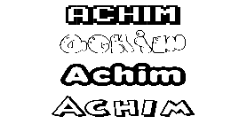 Coloriage Achim