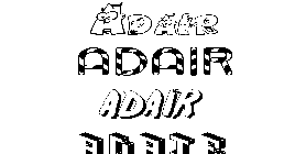 Coloriage Adair