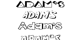 Coloriage Adam'S