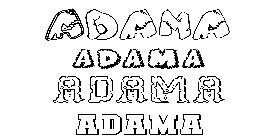 Coloriage Adama
