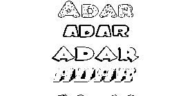 Coloriage Adar